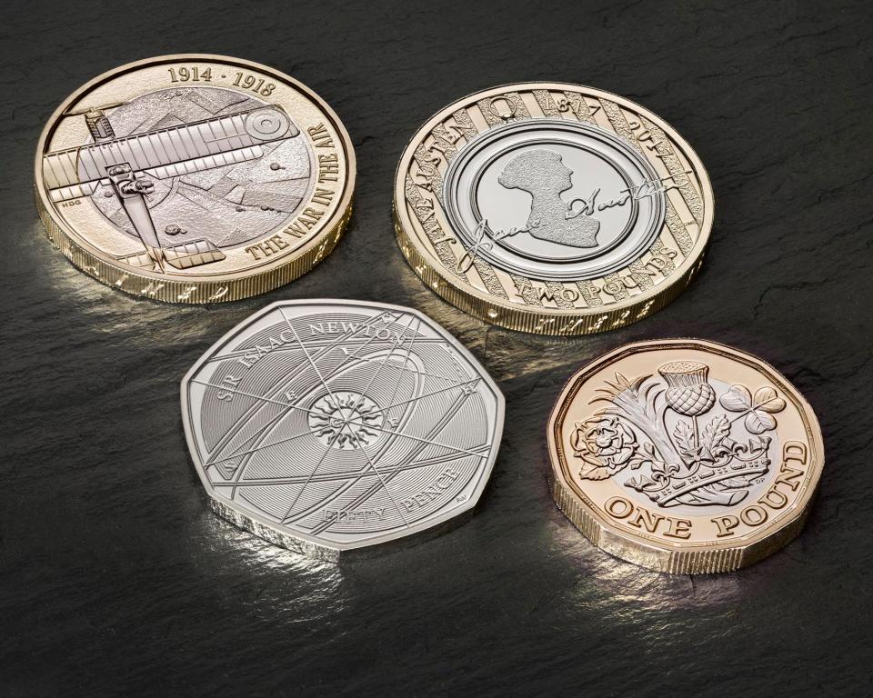  The Royal Mint has released its annual 2017 set of coins, featuring new designs for £2 and 50p coins and the new 12-sided £1