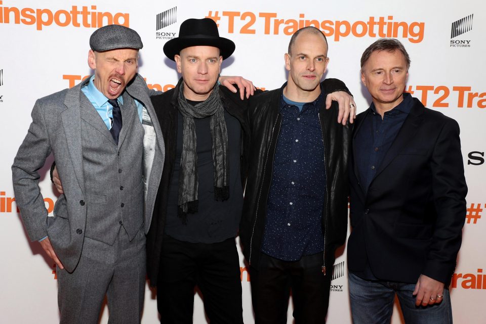  The lads reunite for the UK premiere