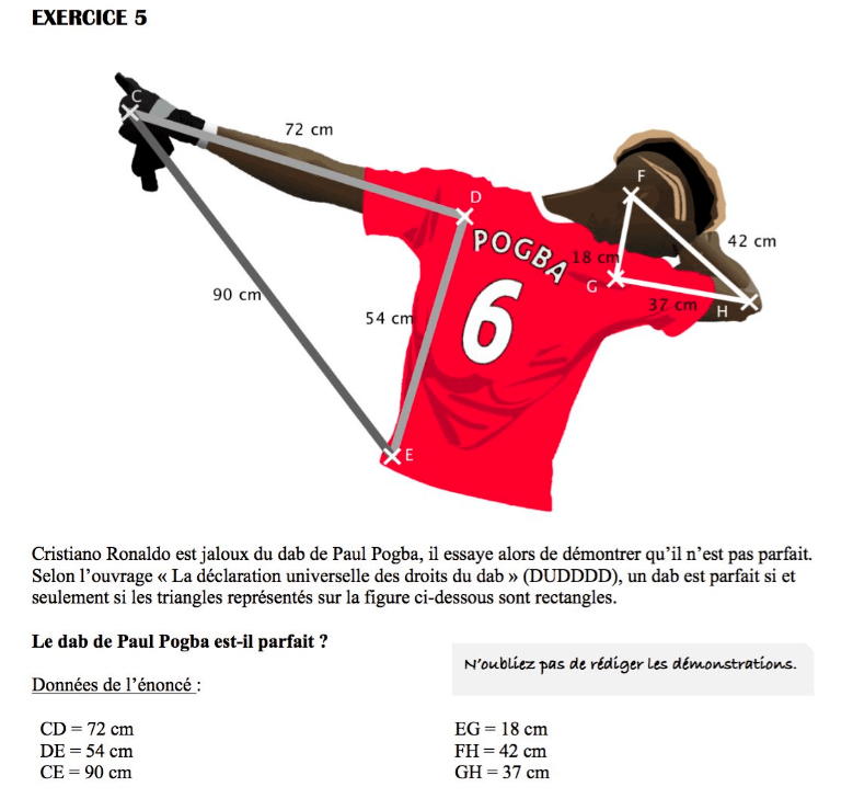  The maths question posed by an innovative French maths teacher