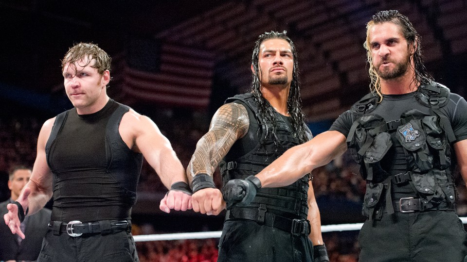  Seth Rollins as part of The Shield alongside Dean Ambrose and Roman Reigns