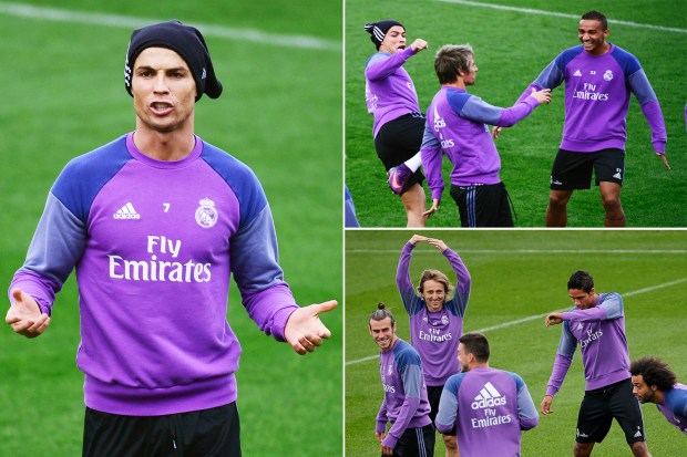 Real Madrid training