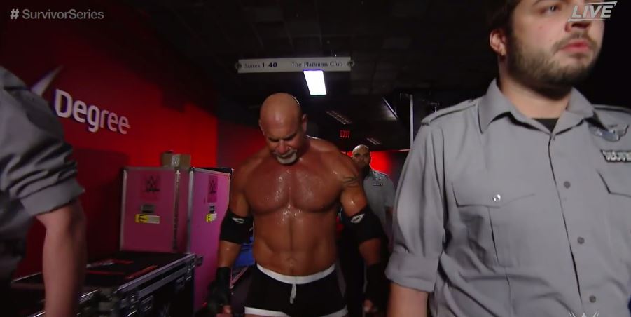  Goldberg makes his way to the ring after 12-year absence