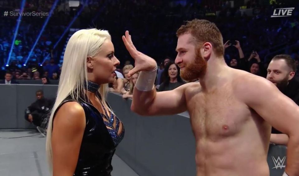  Sami Zayn clashes with The Miz's wife, Maryse