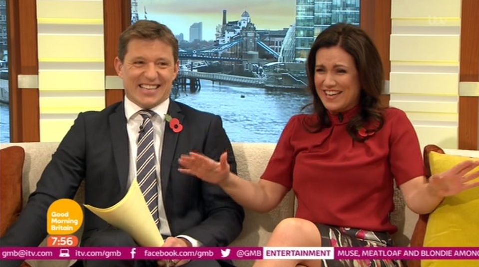  Susanna Reid couldn't stop giggling as Ben Shephard conjured up a plan to find her a man