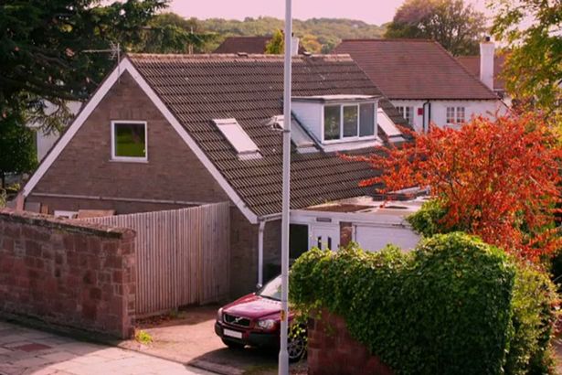 Their 1960s bungalow before they begun the transformation