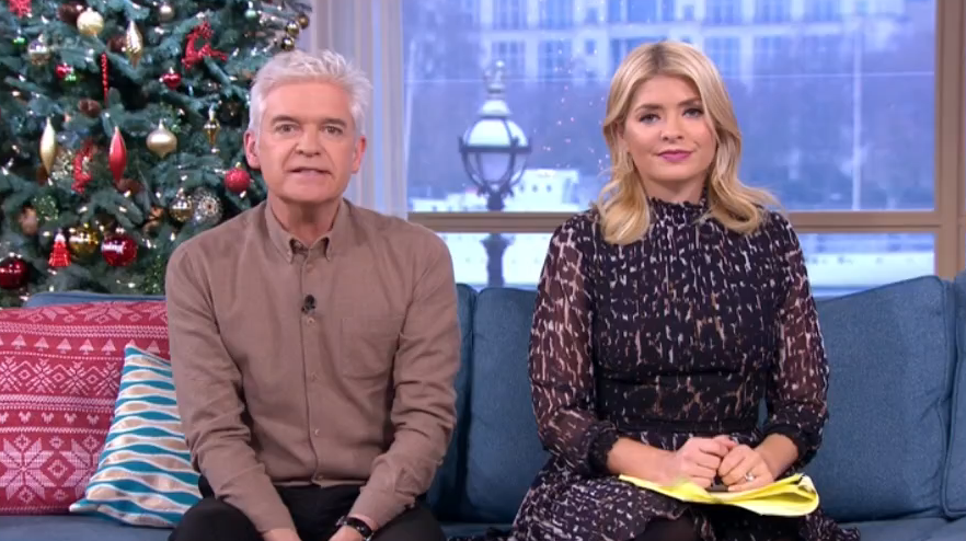  Holly Willoughby and Phillip Schofield looked overjoyed about having her back