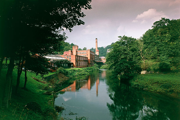  Arkwright's Masson Mills in Matlock, Derbys - the best surviving example of a cotton mill