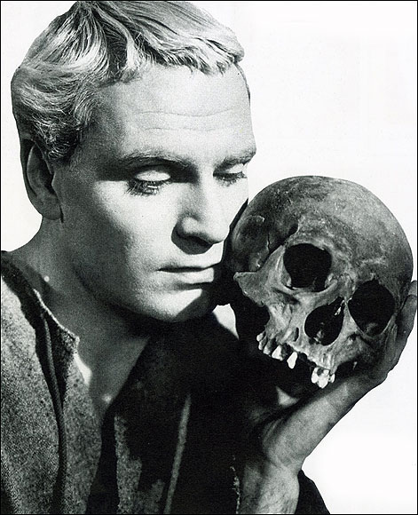  Laurence Olivier in Hamlet, the movie. Shakespeare wrote the play in 1599