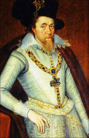 King James I took the throne in 1603. 