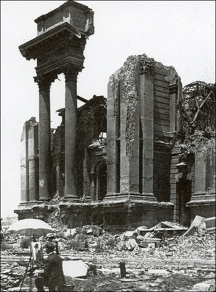  Many died when large area of San Francisco was laid waste by 1906 earthquake