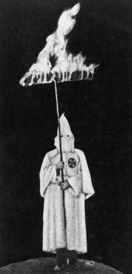  A member of the racist Ku Klux Klan - white supremacists who led opposition to civil rights in the American south