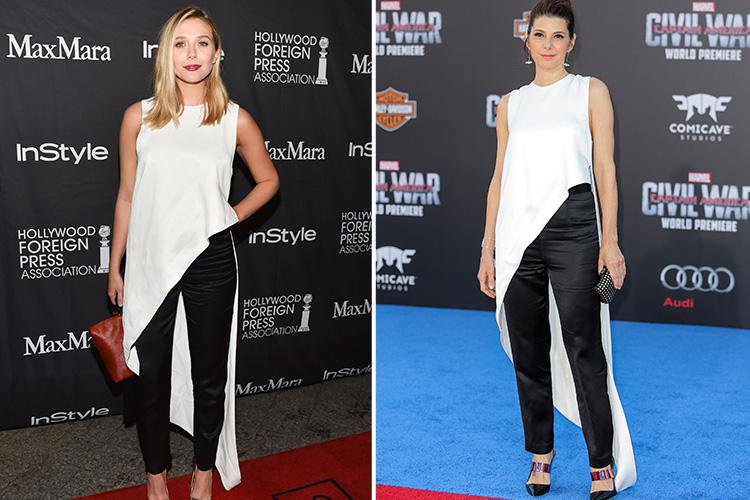  Elizabeth Olsen and Marisa Tomei opted for this Juan Carlos Obando look