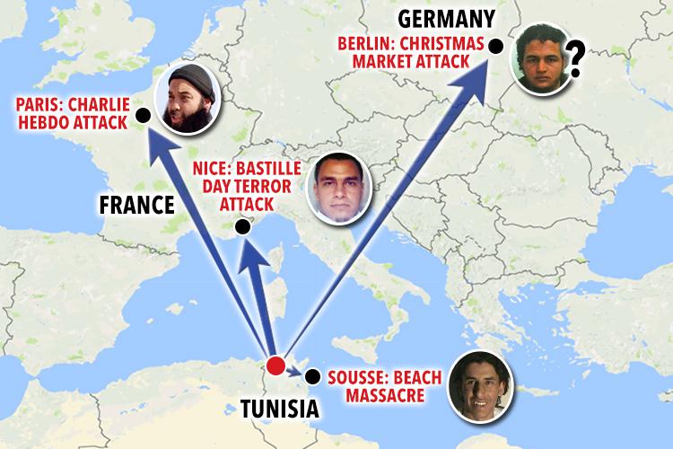  Tunisia has become a breeding ground for ISIS fighters, spawning twisted killers behind attacks across Europe