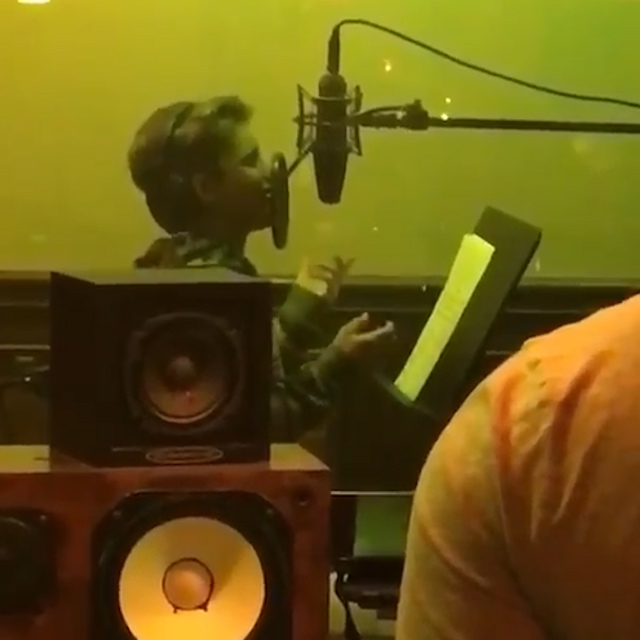  David and Victoria Beckham's son Cruz gave fans a look into how he recorded his debut single by sharing a throwback clip of himself in the recording studio