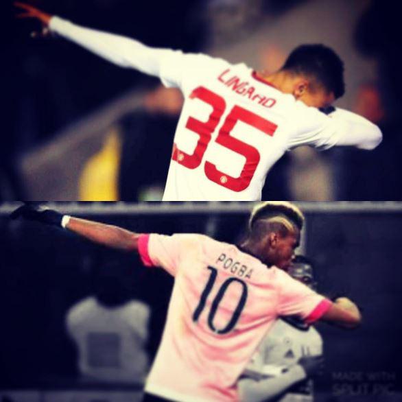  Jesse Lingard posted this picture welcoming world-record signing Paul Pogba back to United