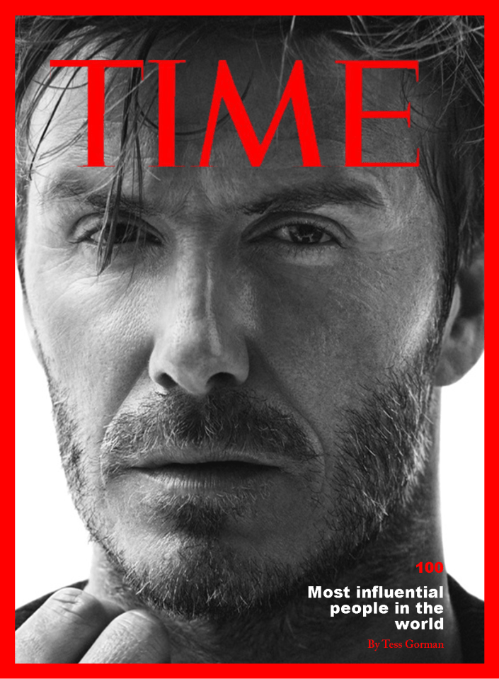  Beckham has also appeared on the front of the magazine