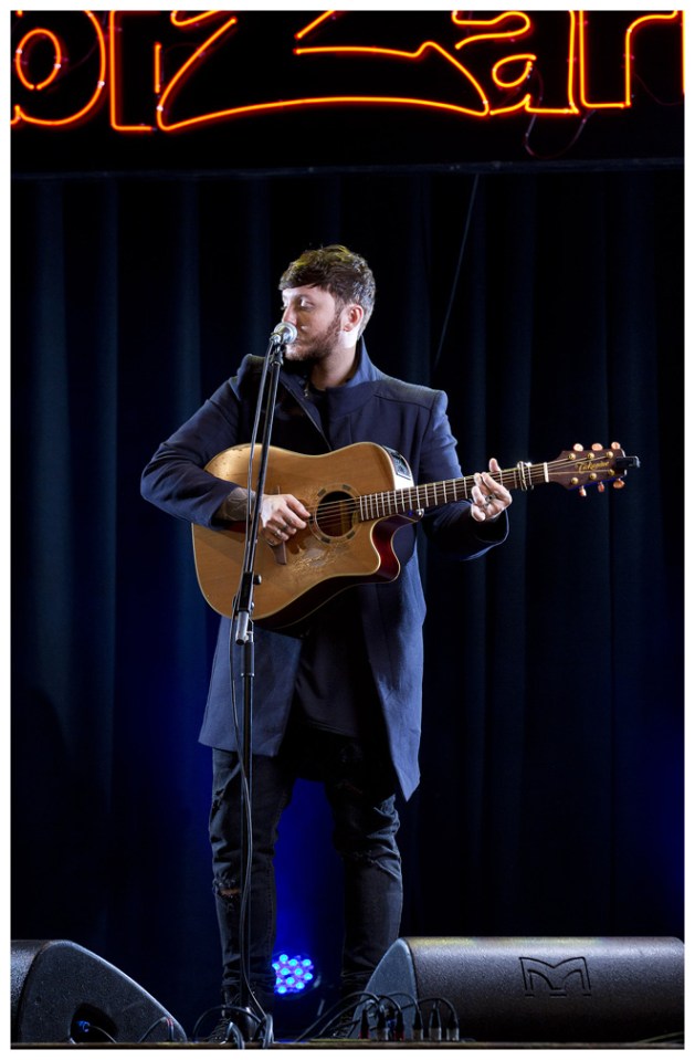  James Arthur in an exclusive live performance for The Sun Gigs