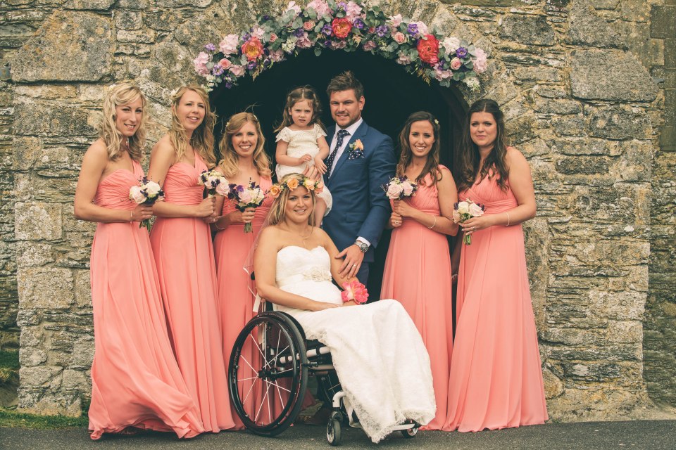  The wedding certainly had a positive effect on Carly. Before the ceremony, she had only been out in her wheelchair to the local village three times in three years