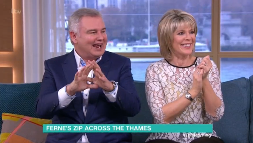  Eamonn and Ruth Langsford clapped when she'd completed it