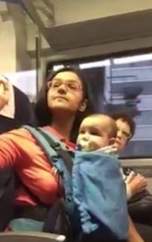  The mother claimed she was entitled to a priority seat because she had a baby with her