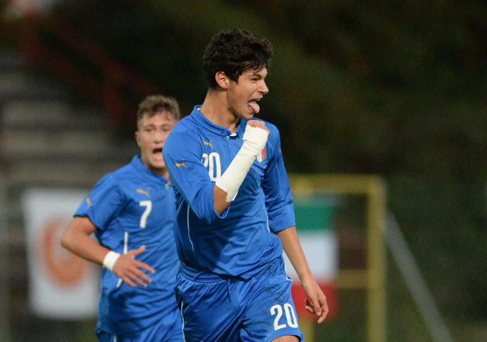  At 15 years and 280 days, Pietro Pellegri has equalled record for youngest player