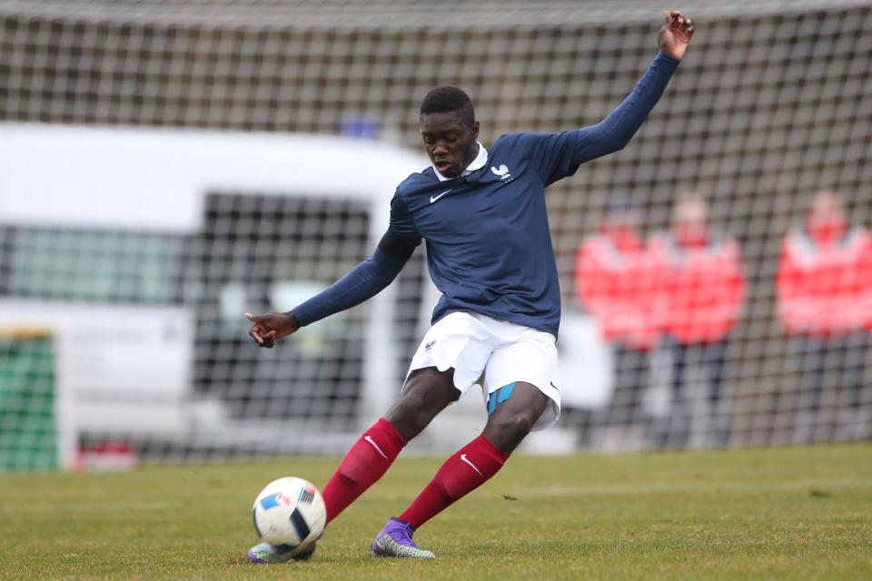  Dayotchanculle Upamecano was a European champion with France Under-17s