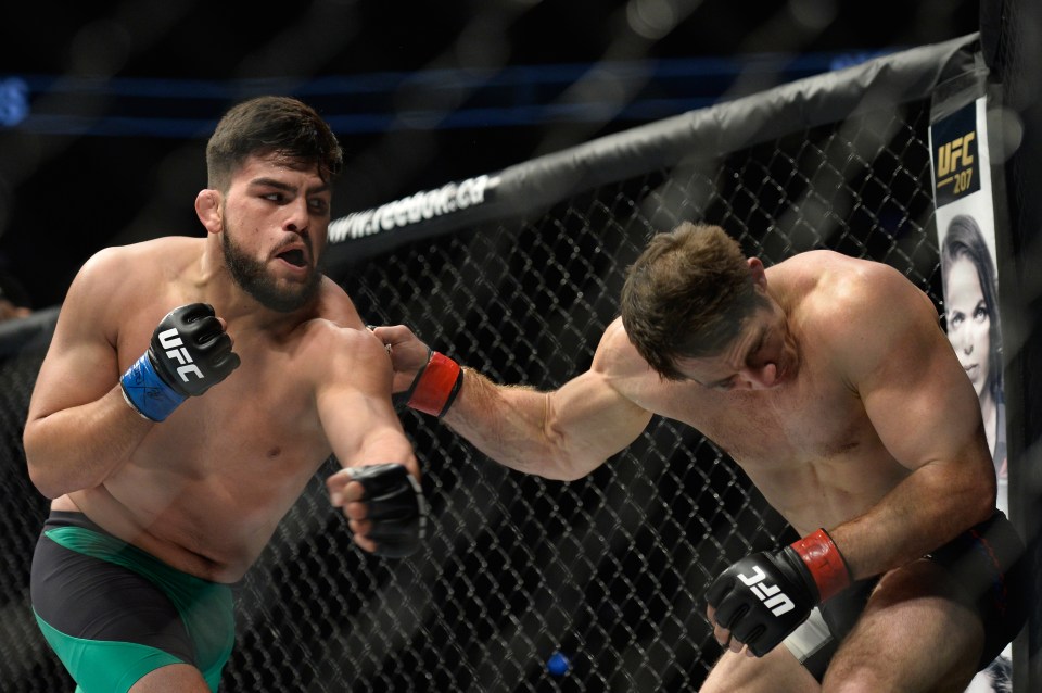  Superb performance: Kelvin Gastelum delivered an excellent display in his middleweight bout with Tim Kennedy