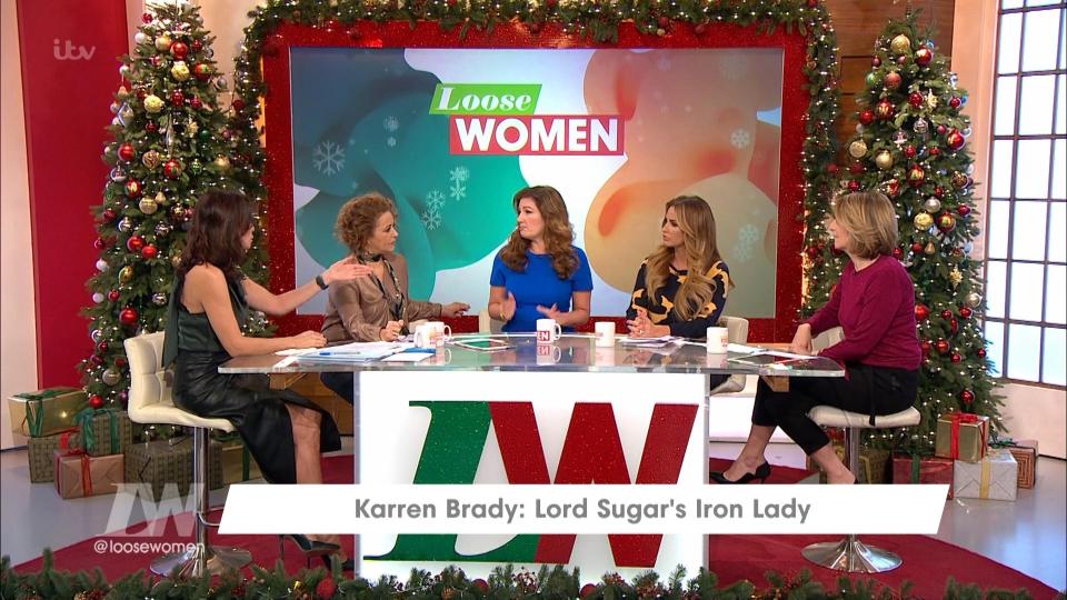  The whole panel consisted of working mums on today's show