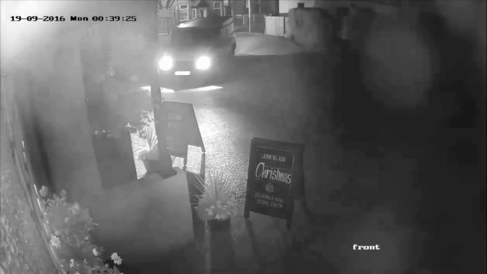  After the three men grabbed the woman they drove a short distance to the pub she works in