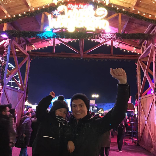  Kroos outside Winter Wonderland in Hyde Park