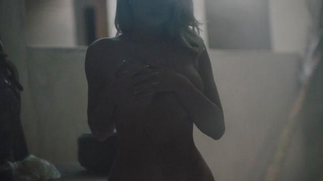  Kylie stripped off for the shower scenes earlier this week in a raunchy video