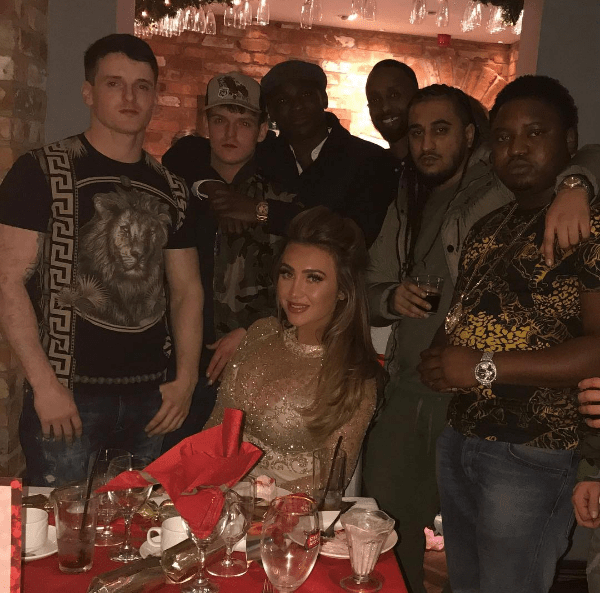  Towie star Lauren spent Christmas with her boyfriend Joey's nearest and dearest