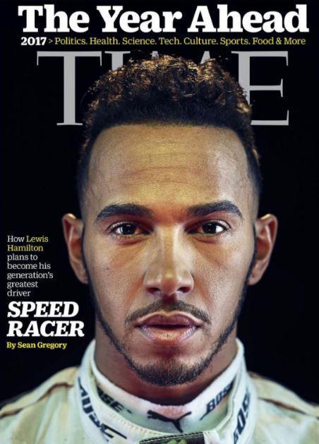  Hamilton has been on the front page of Time and discussed his narrow title loss