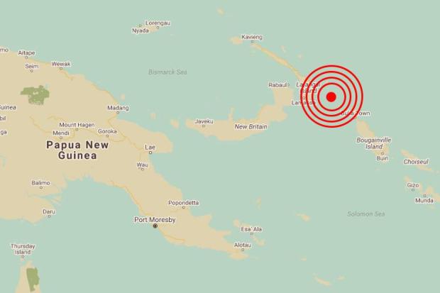 An 8.0 magnitude earthquake has struck off the coast of Papua New Guinea