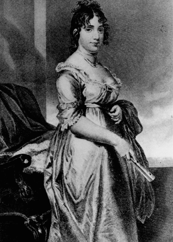  Dolley Madison, the wife of President James Madison, was the first First Lady