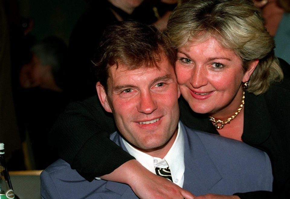  Hoddle spent 18 years with childhood sweetheart Anne before ending it in 1997