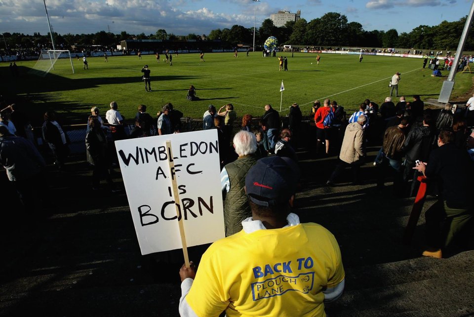  AFC Wimbledon was born in 2002