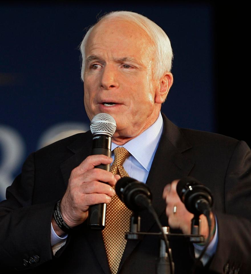  John McCain ... Senator has described alleged Russian hacking as an 'act of war'