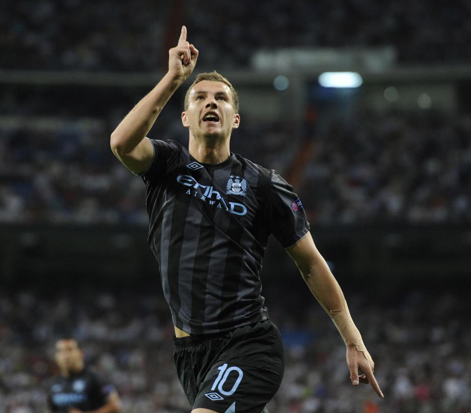  Dzeko joined Roma for £10million in 2015