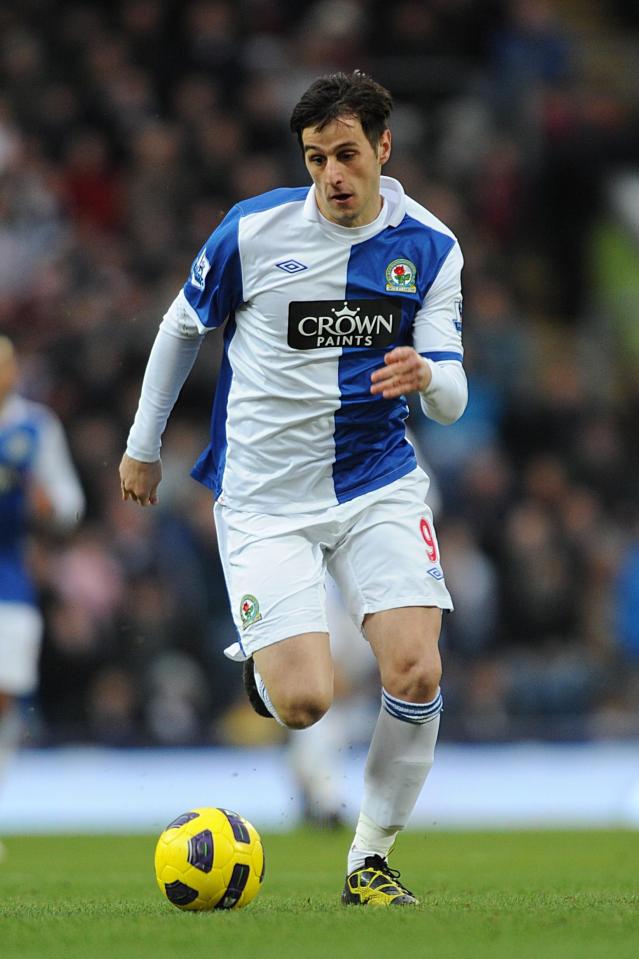  He scored seven goals in 44 games at Ewood Park before moving on