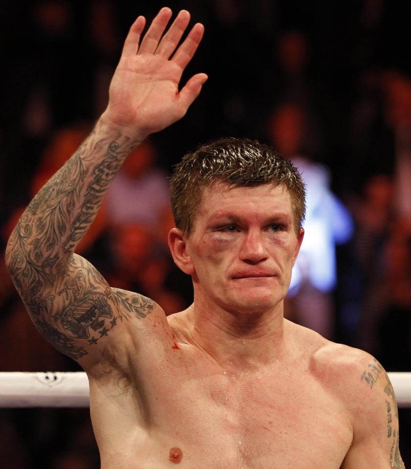  Hatton lost his final fight as a pro after a comeback in 2012