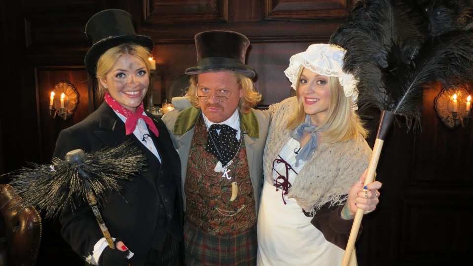  Getting festive with Keith Lemon and Celebrity Juice BFF Ferne Cotton