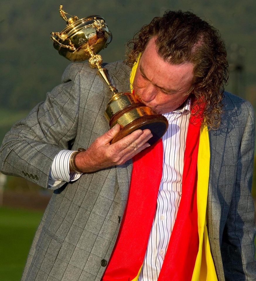  Jimenez drew the support of ex-captain Mark James in his bid for the captaincy