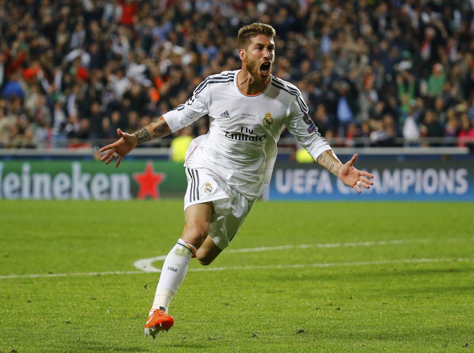  Ramos scored a 93-minute equaliser in 2014 Champions League final - which Madrid won under Ancelotti