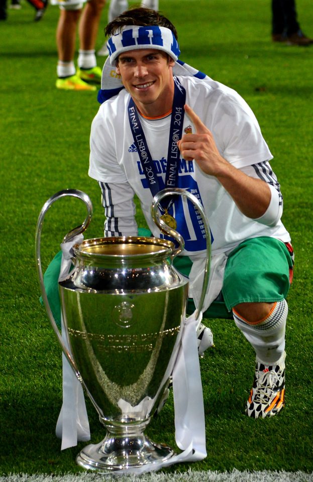  Gareth Bale won the Champions League during first season with Real Madrid