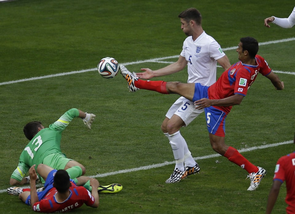 England took on Costa Rica in their final group match of 2014