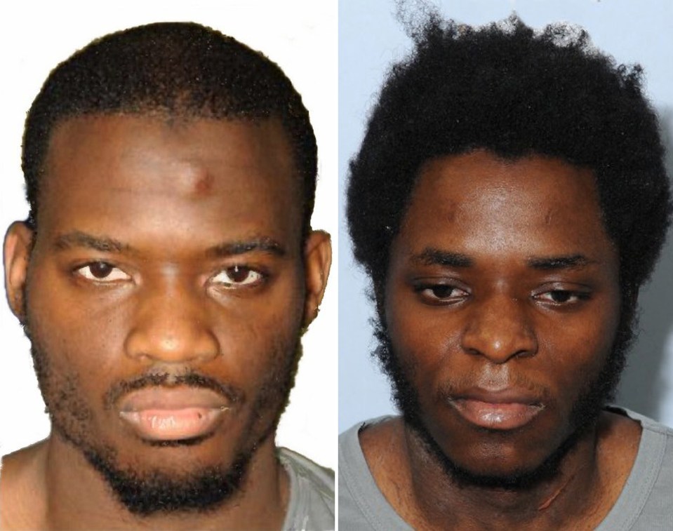  Lee Rigby's killers Michael Adebolajo, left, and Michael Adebowale, right