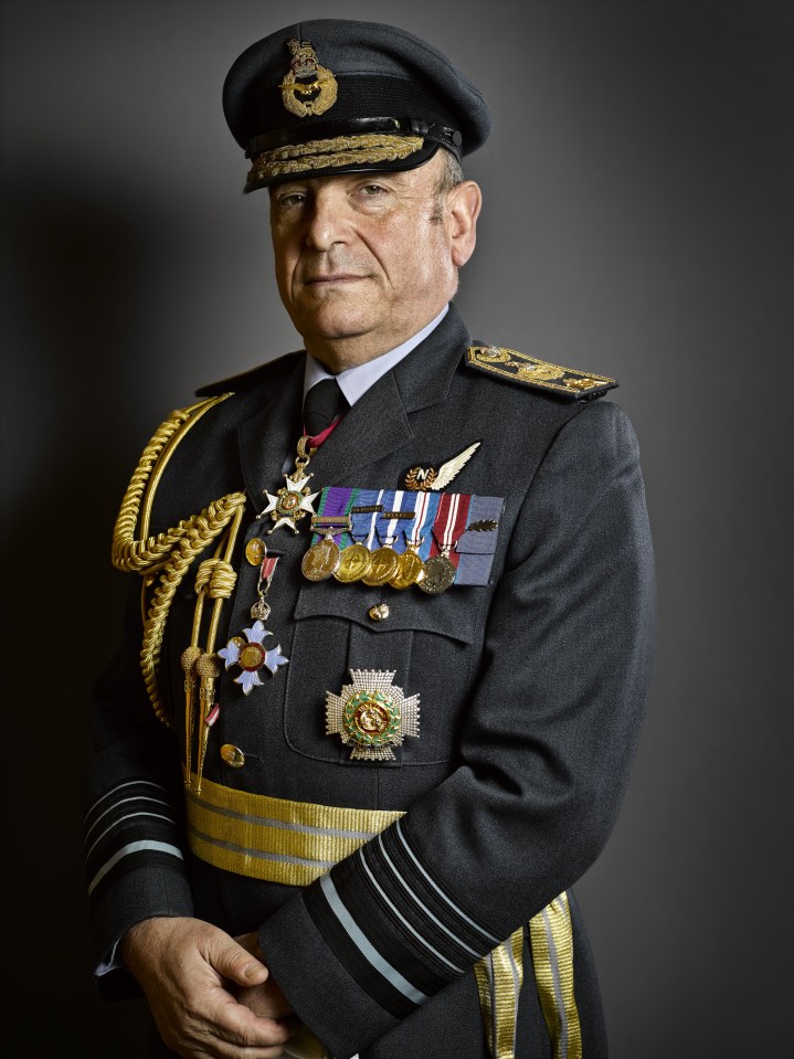  Air Chief Marshal Sir Stuart Peach, pictured, has warned of copycat terrorists being inspired by social media propaganda