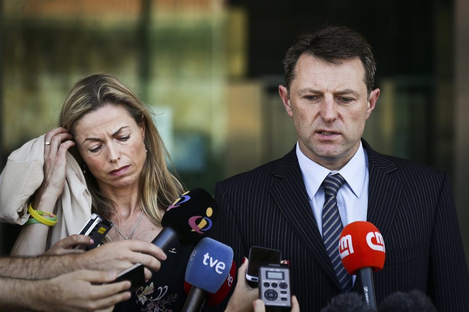  Gerry and Kate McCann, pictured in July 2014, are reported to have lost their high court bid to silence an ex-cop who claims they covered up the death of their daughter