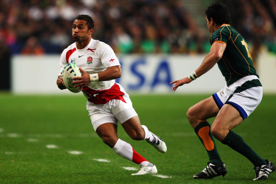  He first played for England against Italy in 2001. He scored 30 tries in 56 international matches